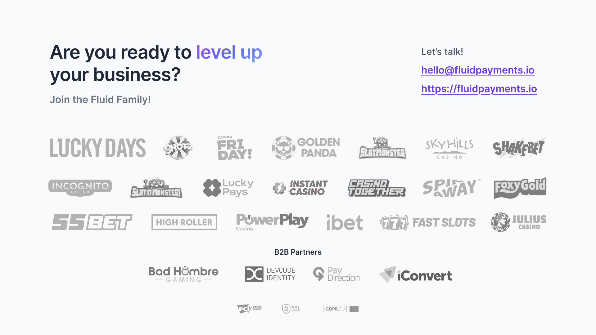 Are you ready to level up your business?